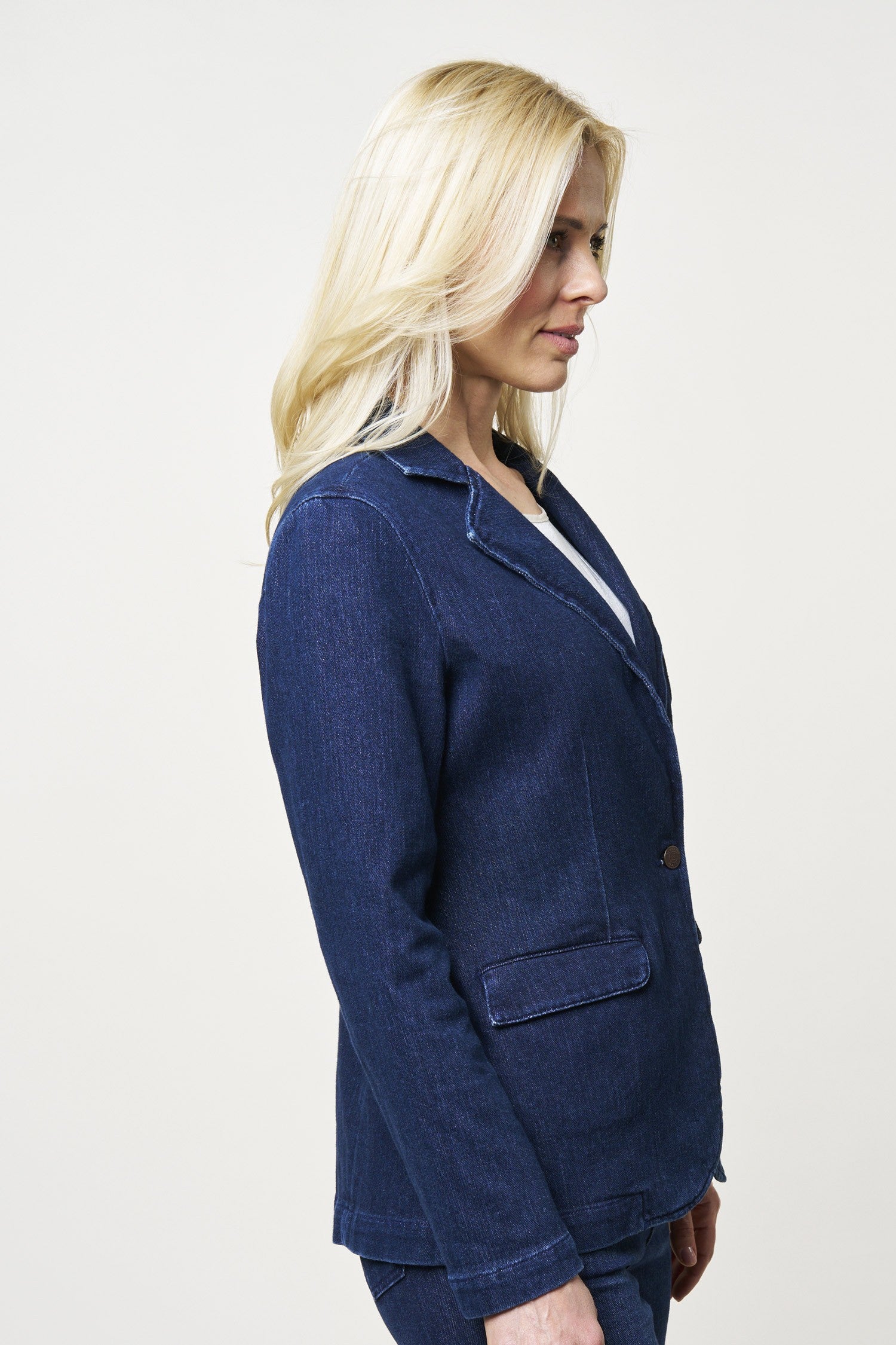 Blake blazer - lurex denim