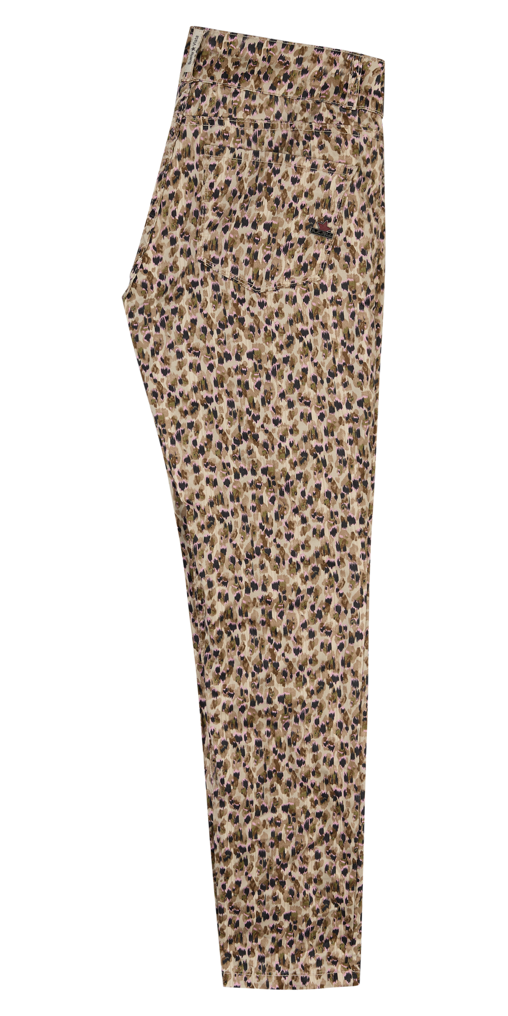 Tummyless cropped stretch twill