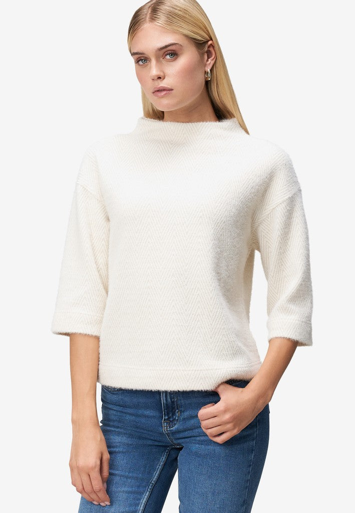 Sweat Kurz 3/4 Arm | color: Weiß