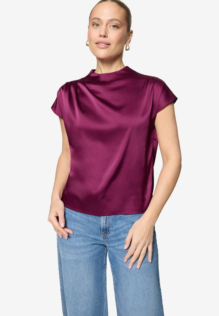 Bluse Kurz 1/2 Arm | color: Violett