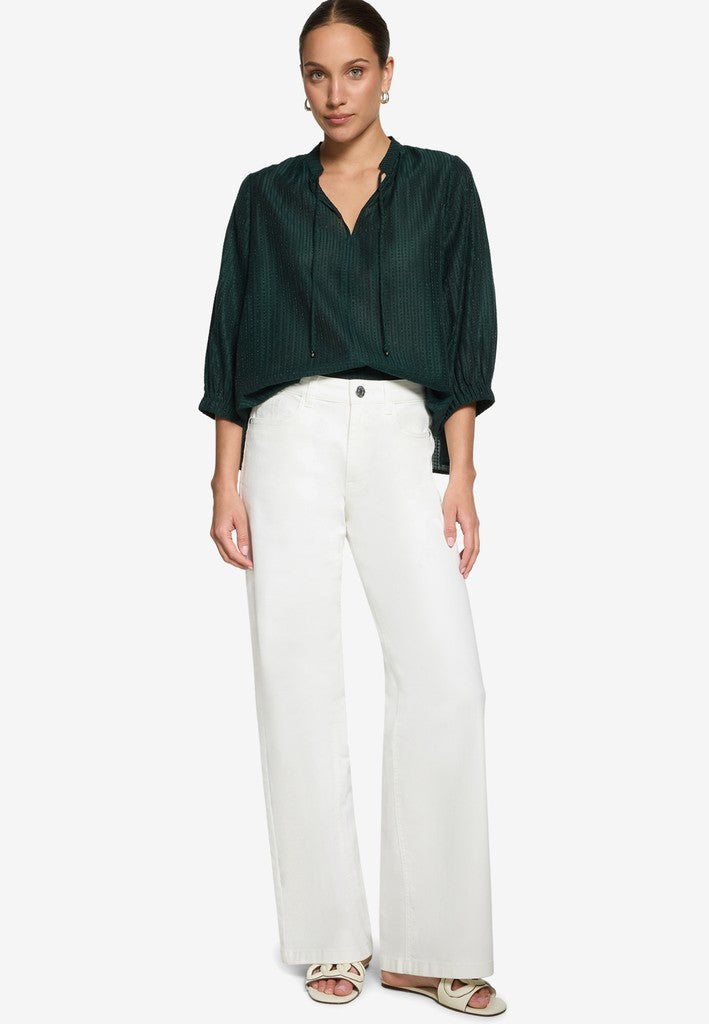 Bluse Kurz 3/4 Arm | color: Grün
