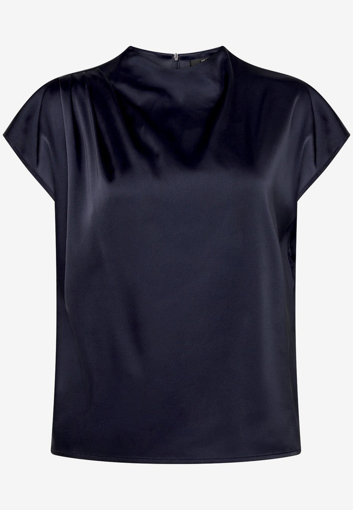 Bluse Kurz 1/2 Arm | color: Blau