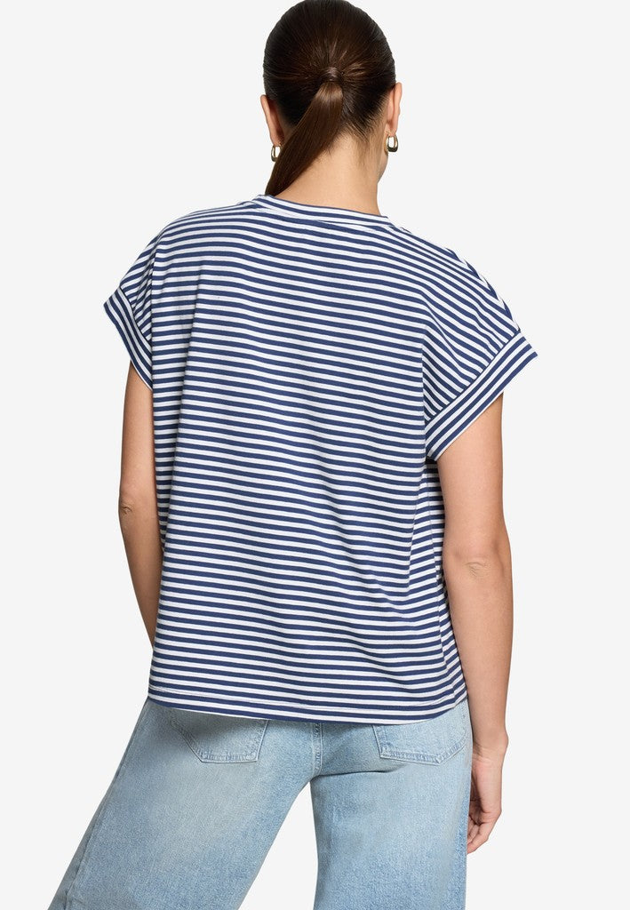 Shirt Kurz 1/2 Arm | color: Blau/Weiß