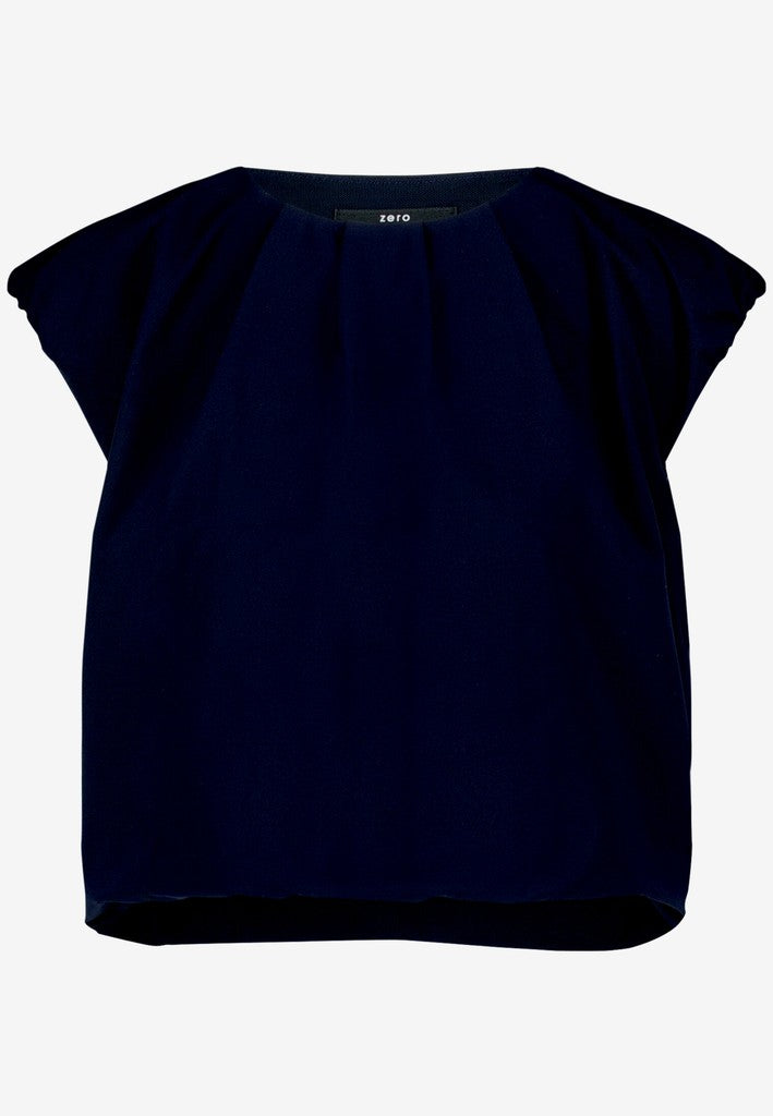 Shirt Kurz ohne Arm | color: Blau
