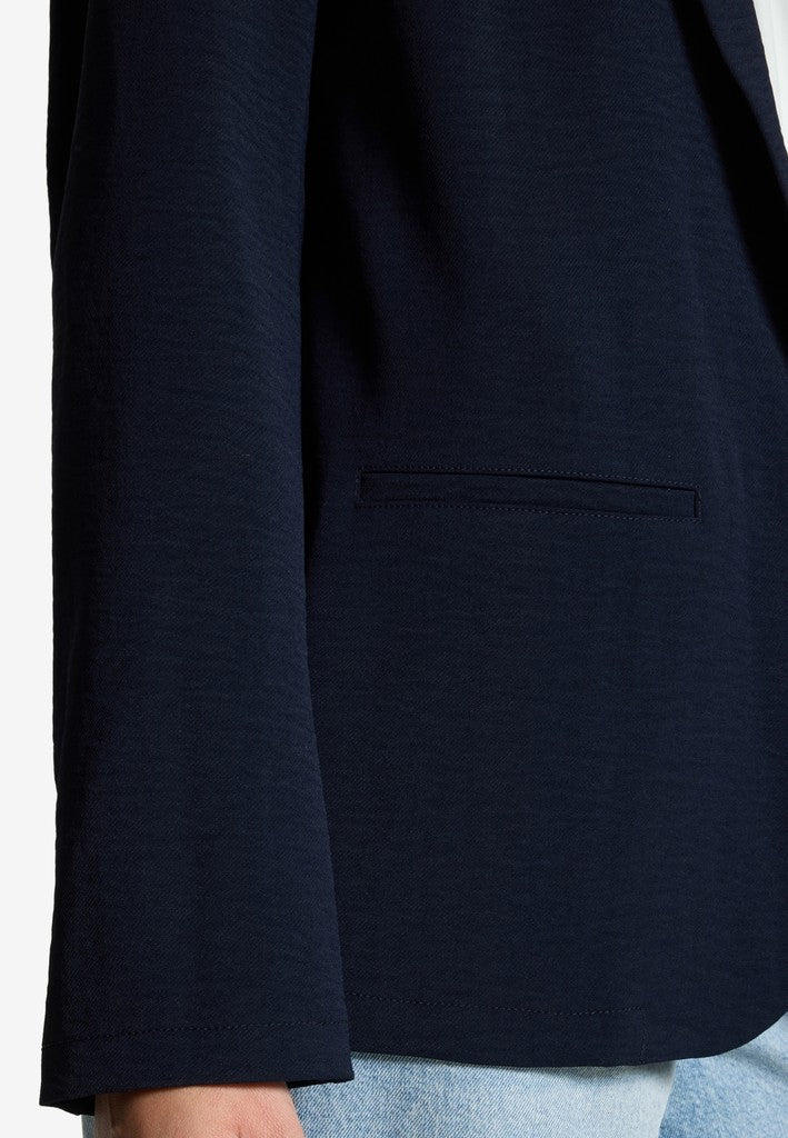 Blazerjacke Lang 3/4 Arm | color: Blau