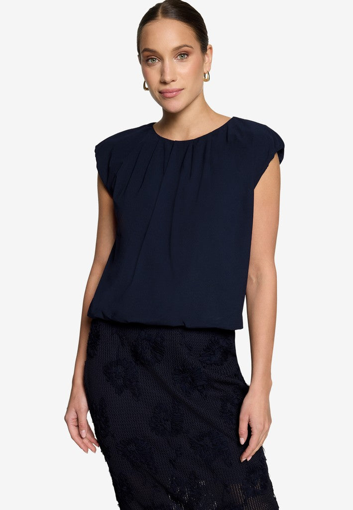 Shirt Kurz ohne Arm | color: Blau
