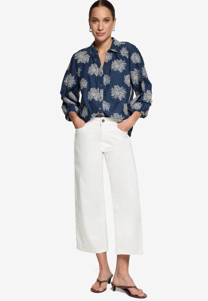 Hose Jeans 3/4 Länge | color: Blau