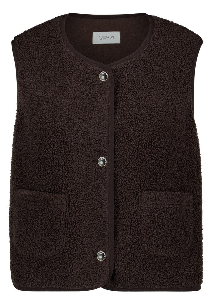 Sweat Jacke Kurz ohne Arm