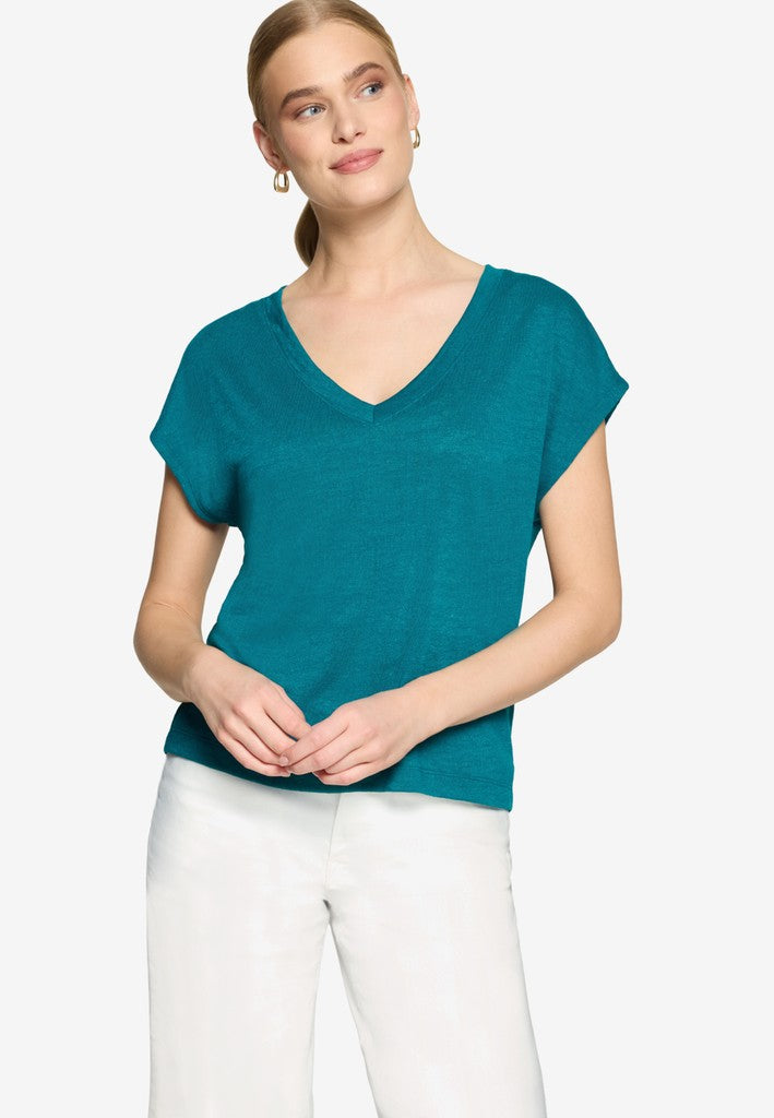 Shirt Kurz ohne Arm | color: Blau