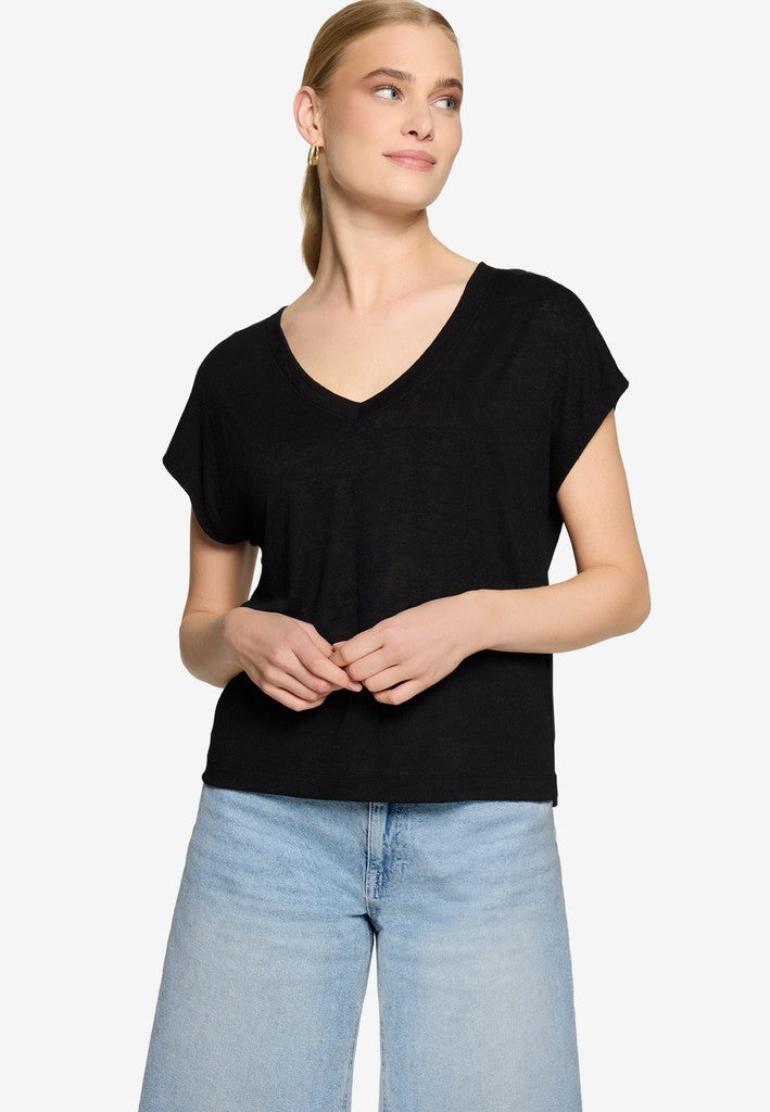 Shirt Kurz ohne Arm | color: Schwarz