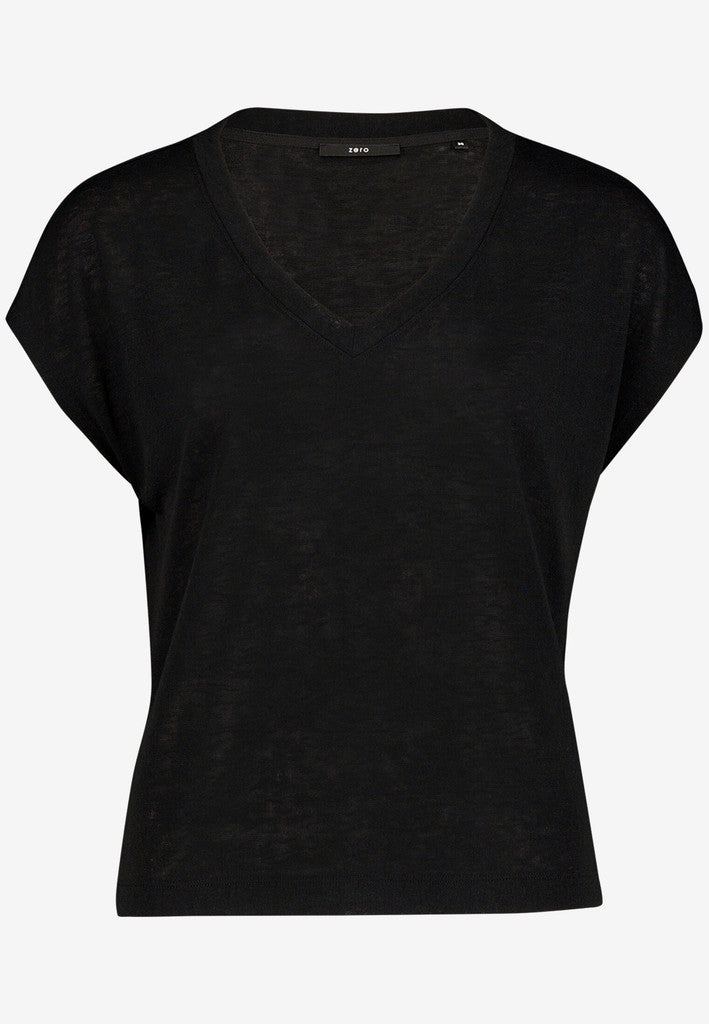 Shirt Kurz ohne Arm | color: Schwarz