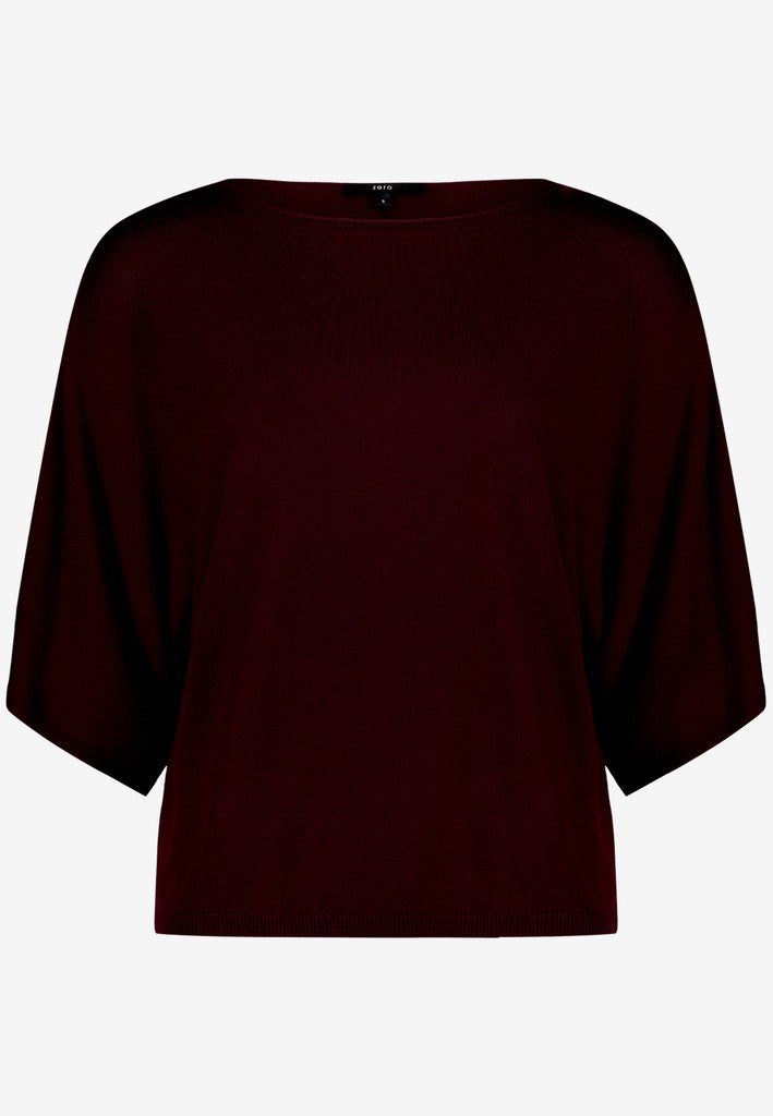 Strickpullover Kurz 1/2 Arm | color: Rot