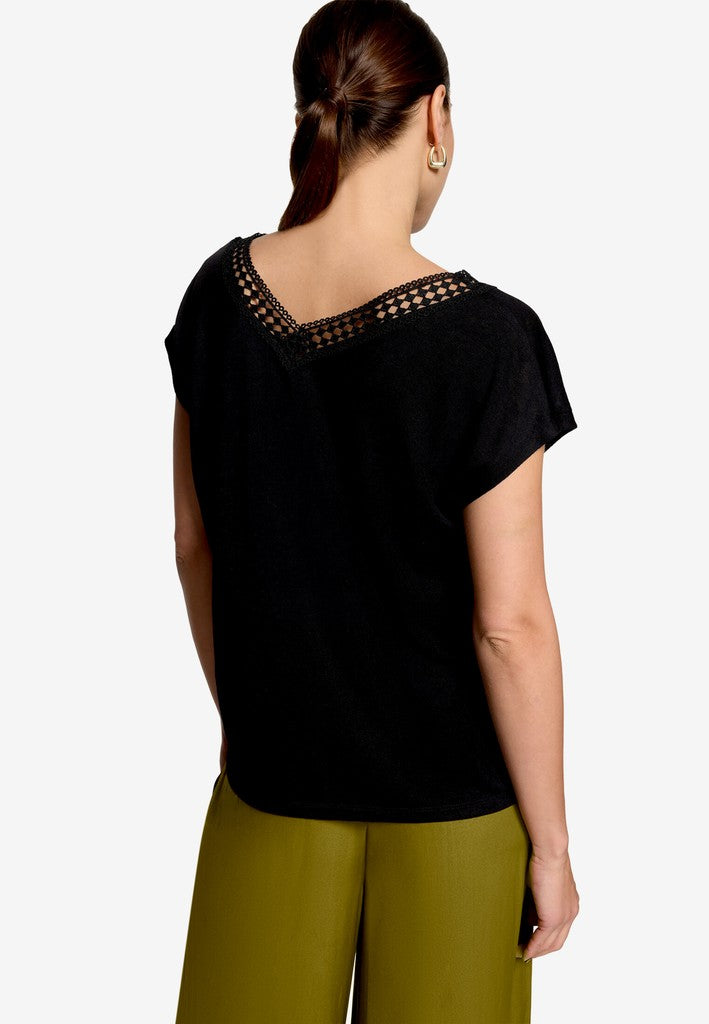 Shirt Kurz ohne Arm | color: Schwarz