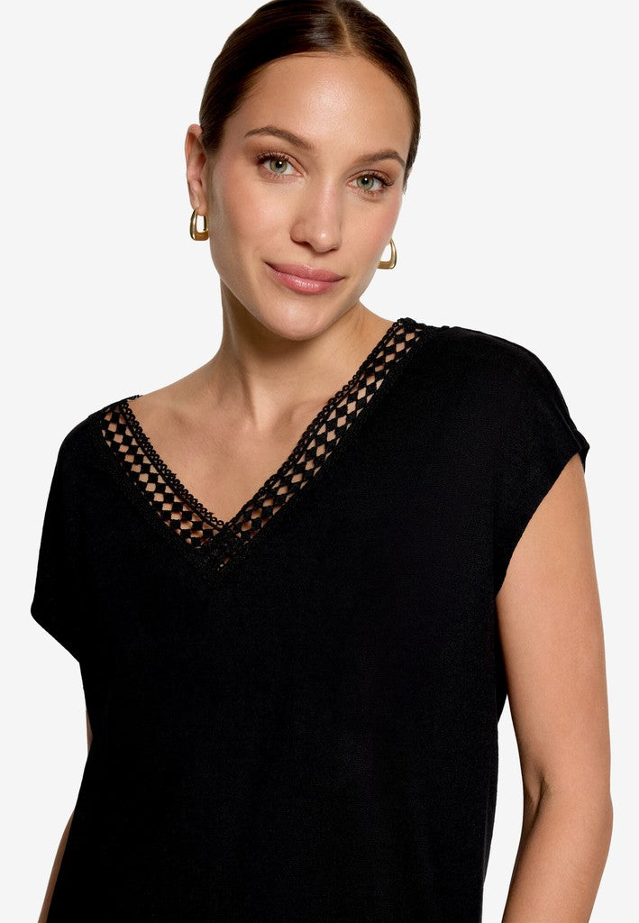 Shirt Kurz ohne Arm | color: Schwarz