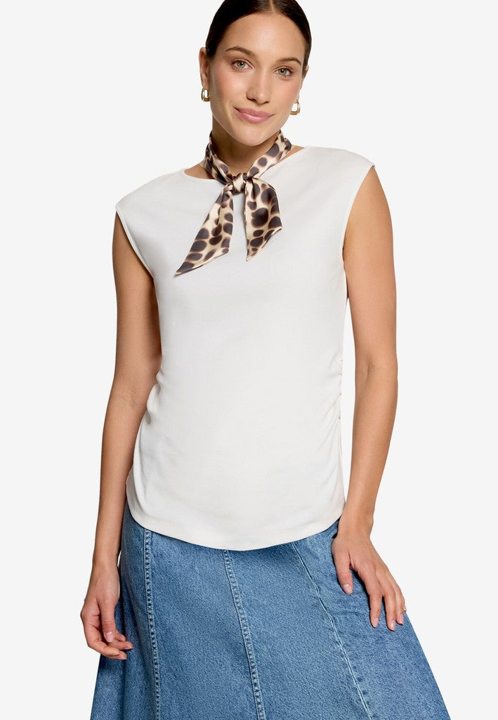 Shirt Kurz ohne Arm | color: Weiß