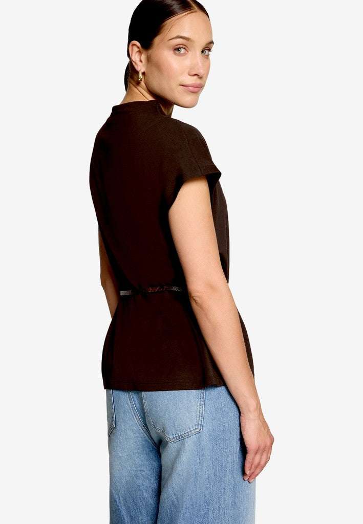 Shirt Kurz 1/2 Arm | color: Braun