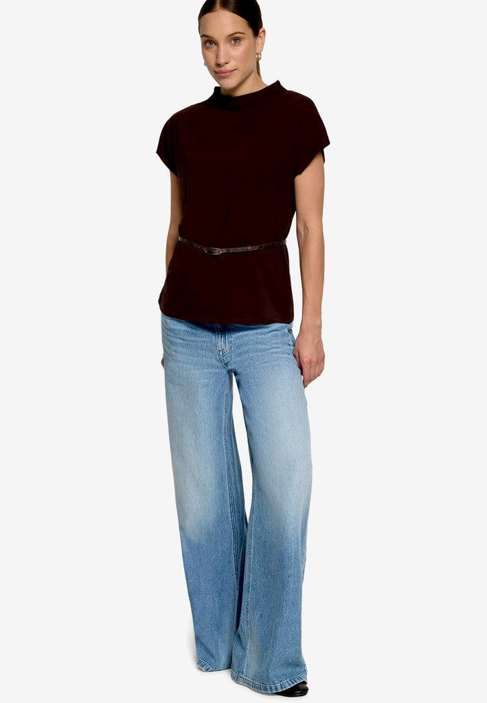 Shirt Kurz 1/2 Arm | color: Braun