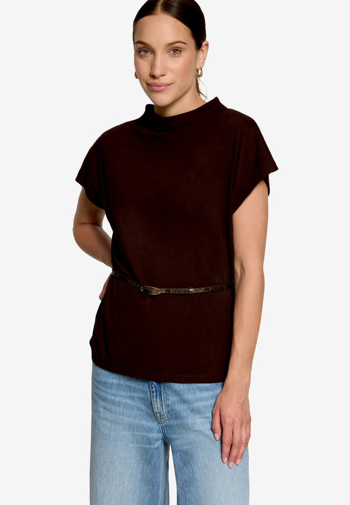 Shirt Kurz 1/2 Arm | color: Braun