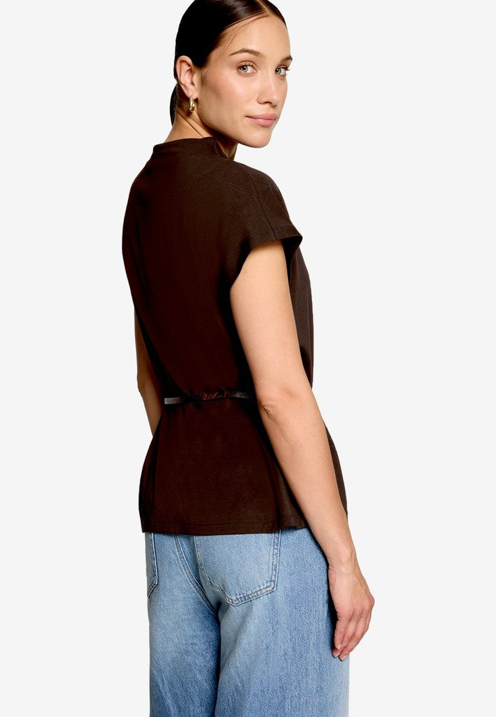Shirt Kurz 1/2 Arm | color: Braun