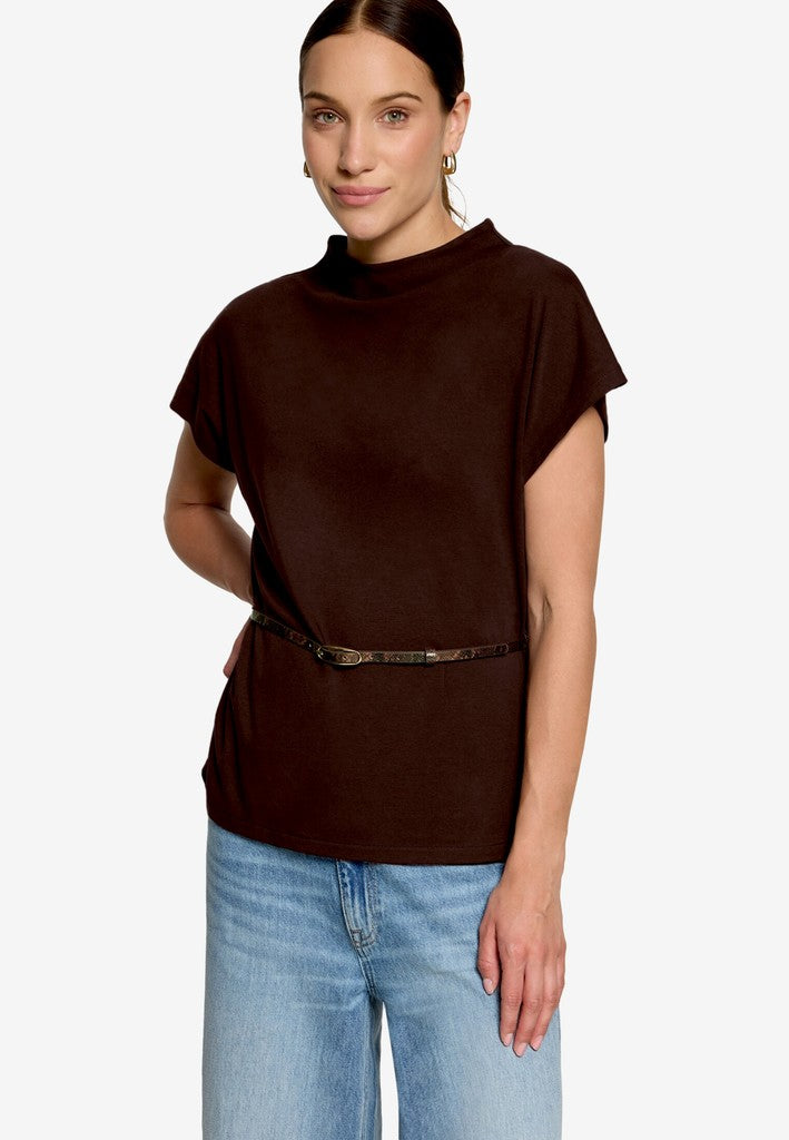 Shirt Kurz 1/2 Arm | color: Braun