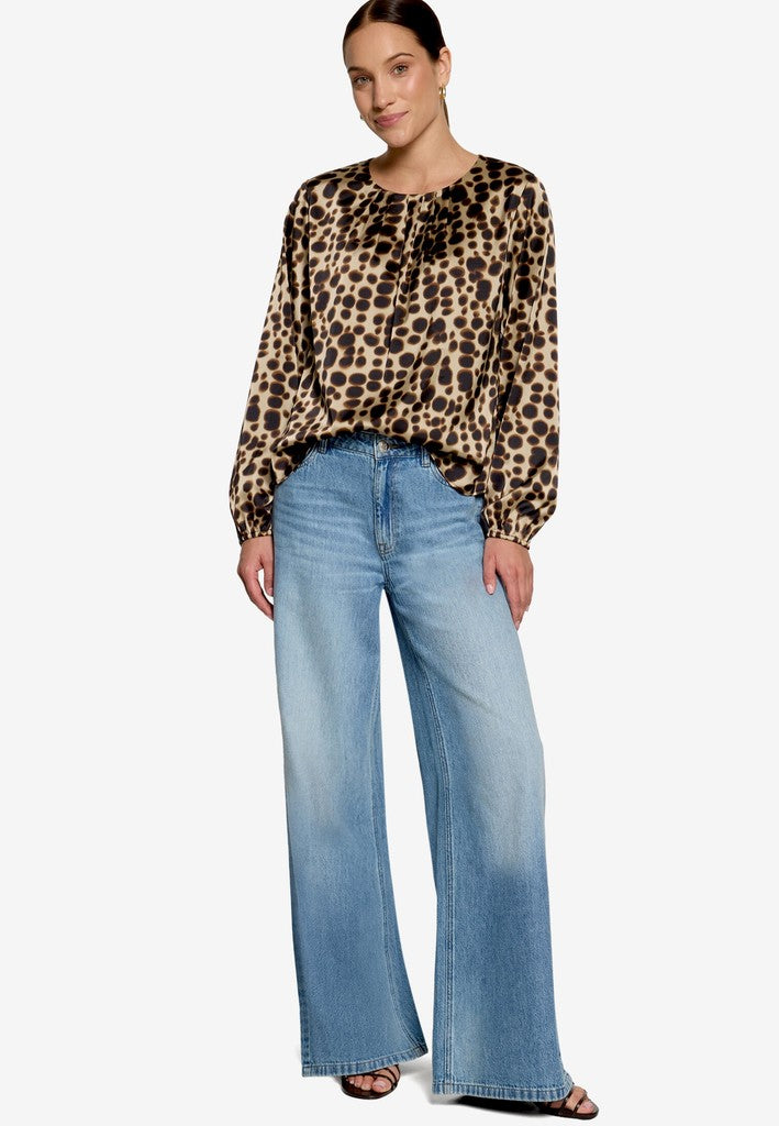Bluse Kurz 1/1 Arm | color: Braun