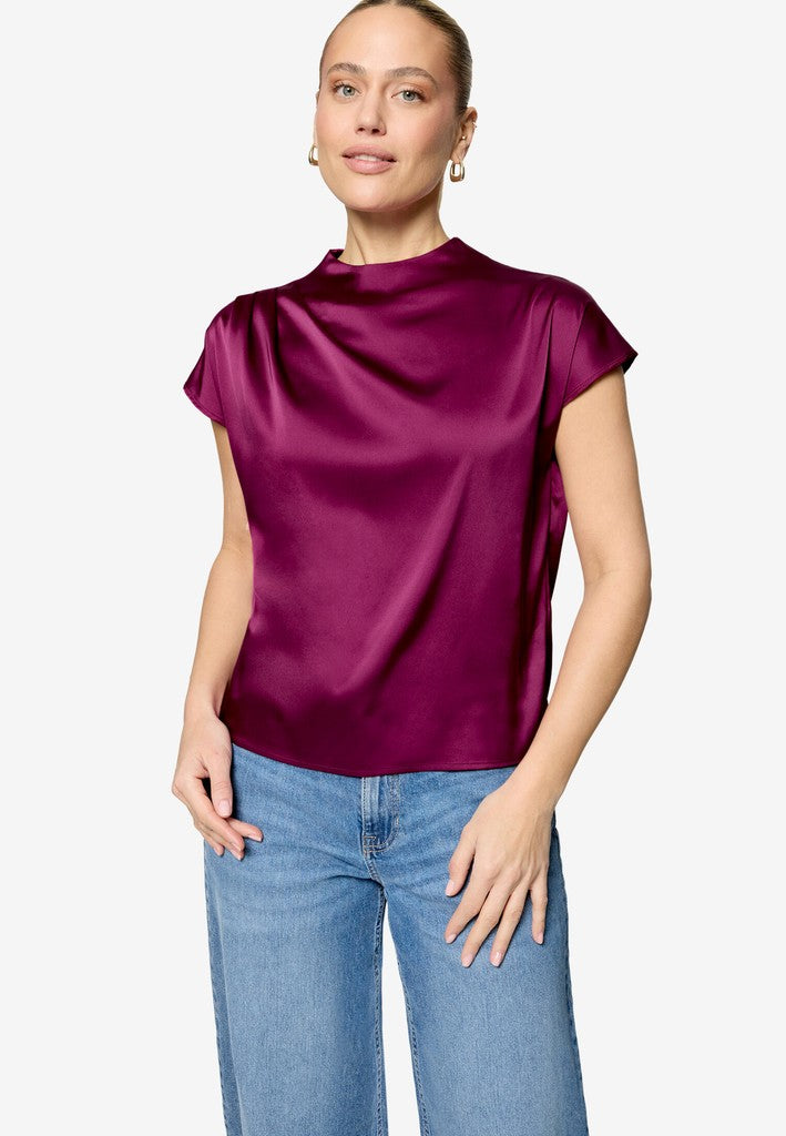 Bluse Kurz 1/2 Arm | color: Violett