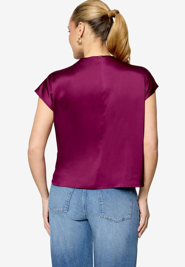 Bluse Kurz 1/2 Arm | color: Violett