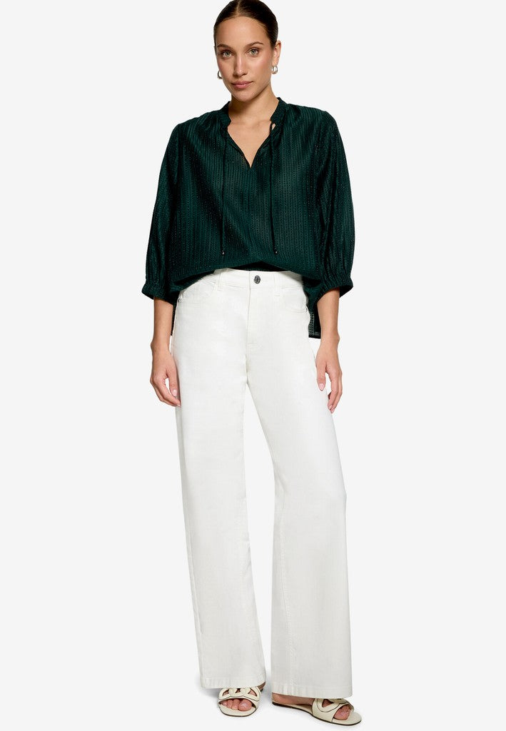 Bluse Kurz 3/4 Arm | color: Grün