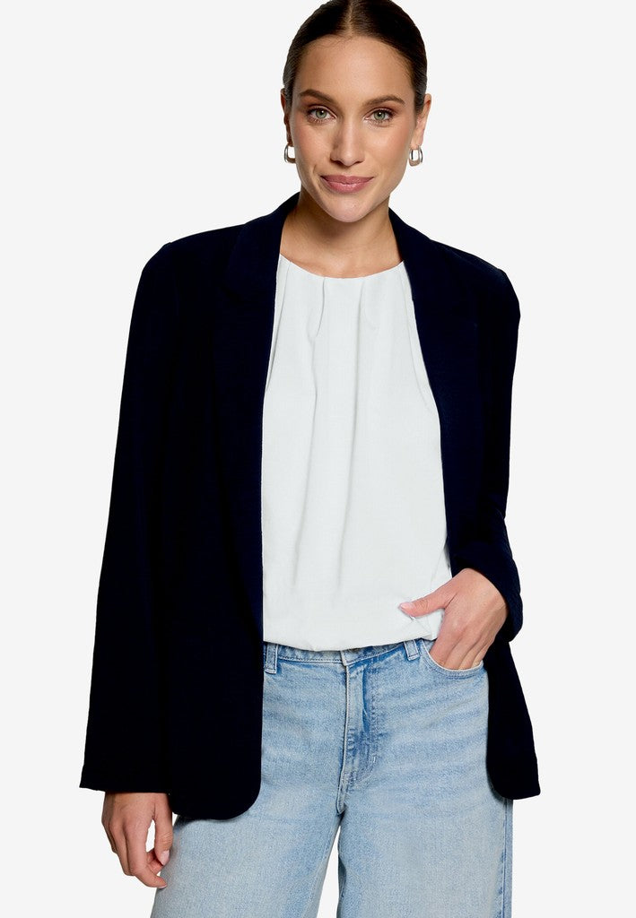Blazerjacke Lang 3/4 Arm | color: Blau