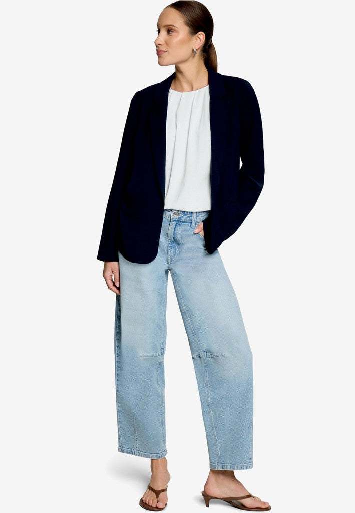 Blazerjacke Lang 3/4 Arm | color: Blau