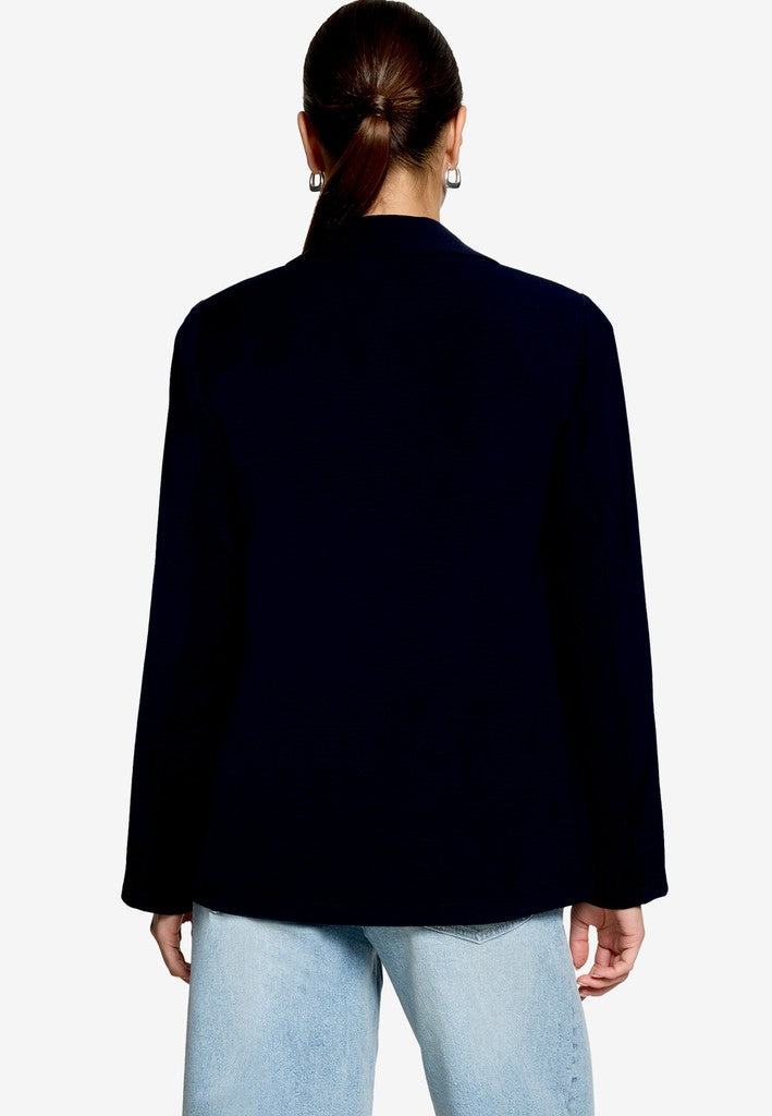 Blazerjacke Lang 3/4 Arm | color: Blau