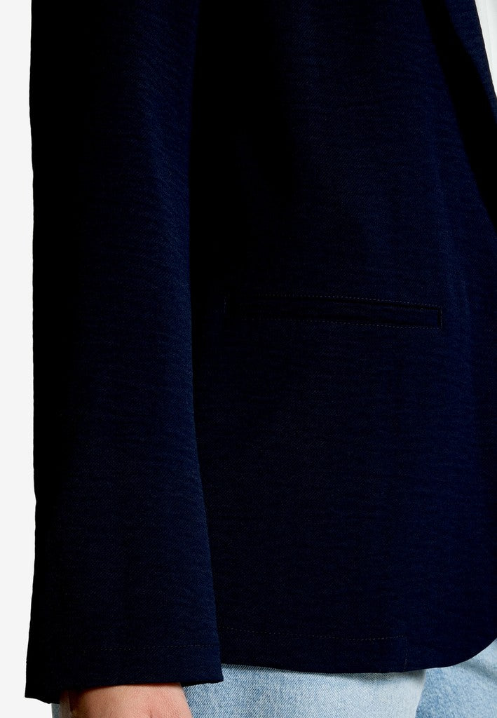 Blazerjacke Lang 3/4 Arm | color: Blau