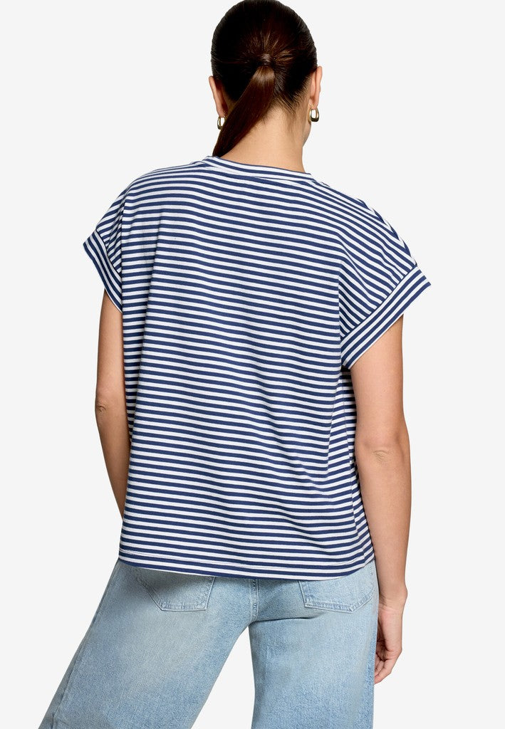 Shirt Kurz 1/2 Arm | color: Blau/Weiß