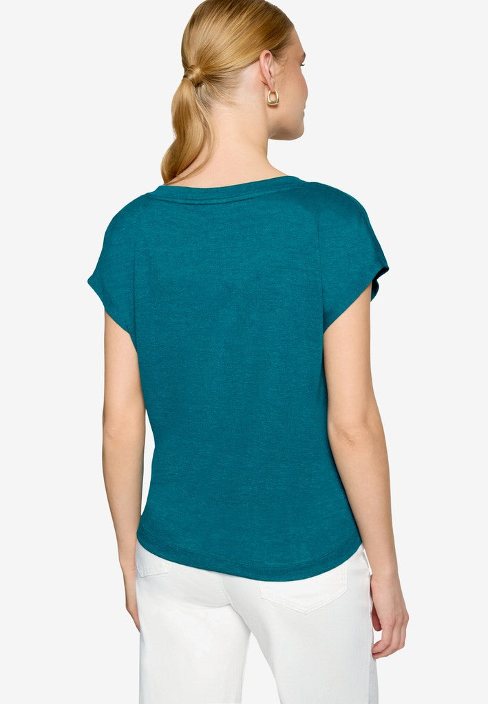 Shirt Kurz ohne Arm | color: Blau