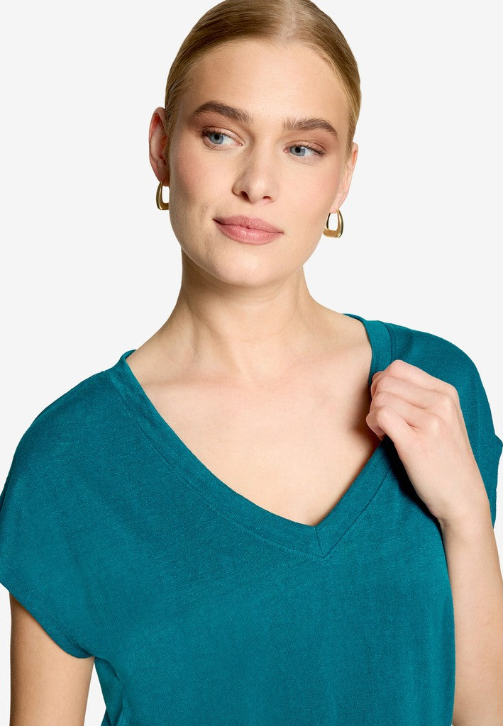 Shirt Kurz ohne Arm | color: Blau