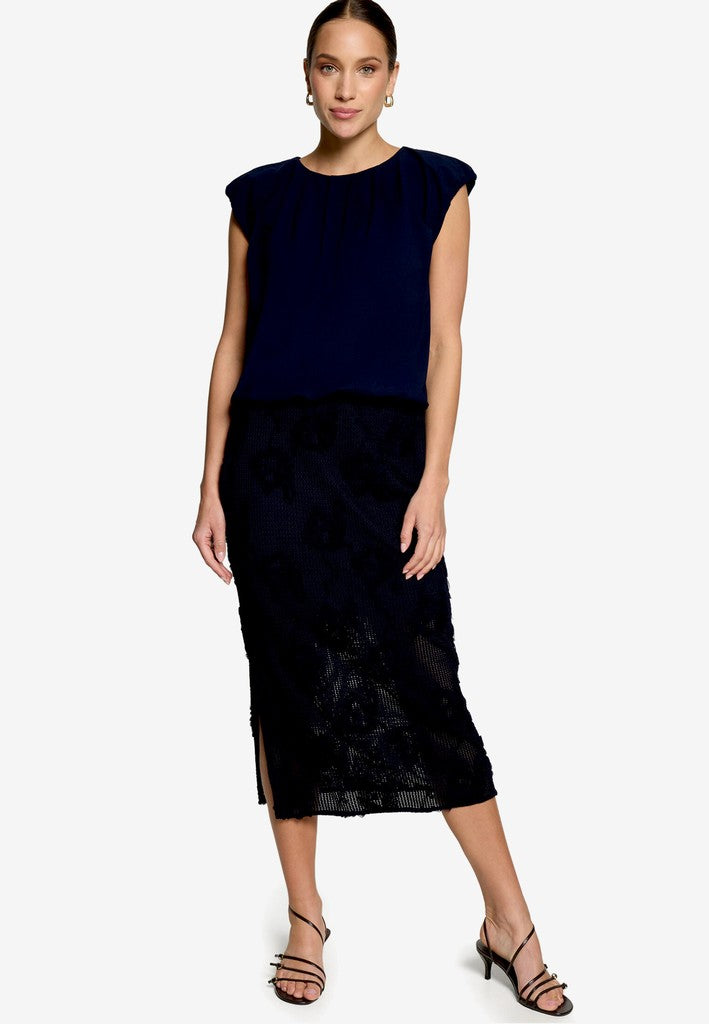 Shirt Kurz ohne Arm | color: Blau