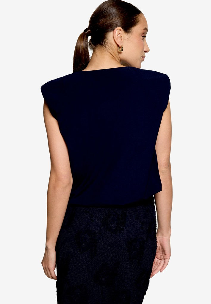 Shirt Kurz ohne Arm | color: Blau