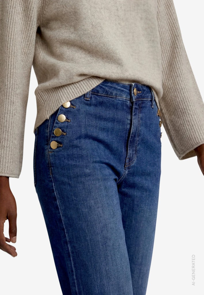 Hose Jeans 1/1 Länge