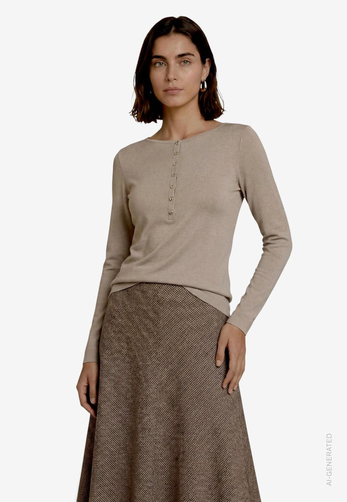 Shirt Kurz 1/1 Arm | color: Beige