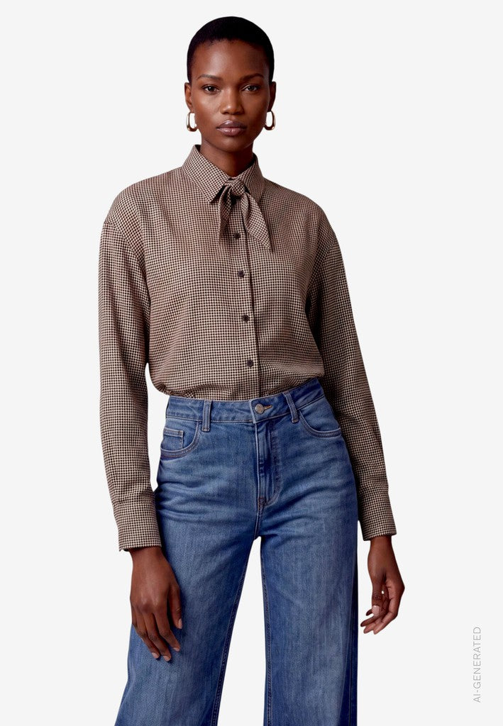 Bluse Lang 1/1 Arm | color: Braun