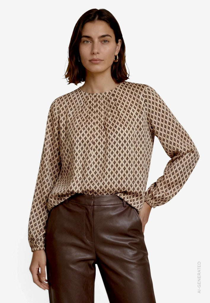 Round Neck Easy Coat