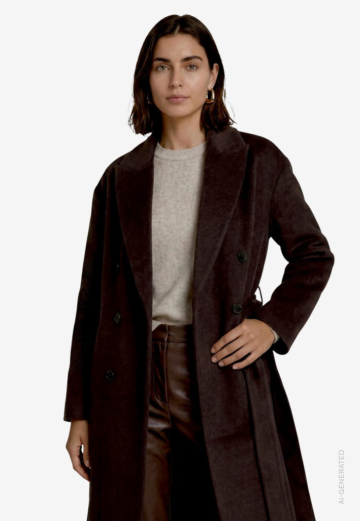 Mantel Feminin | color: Braun