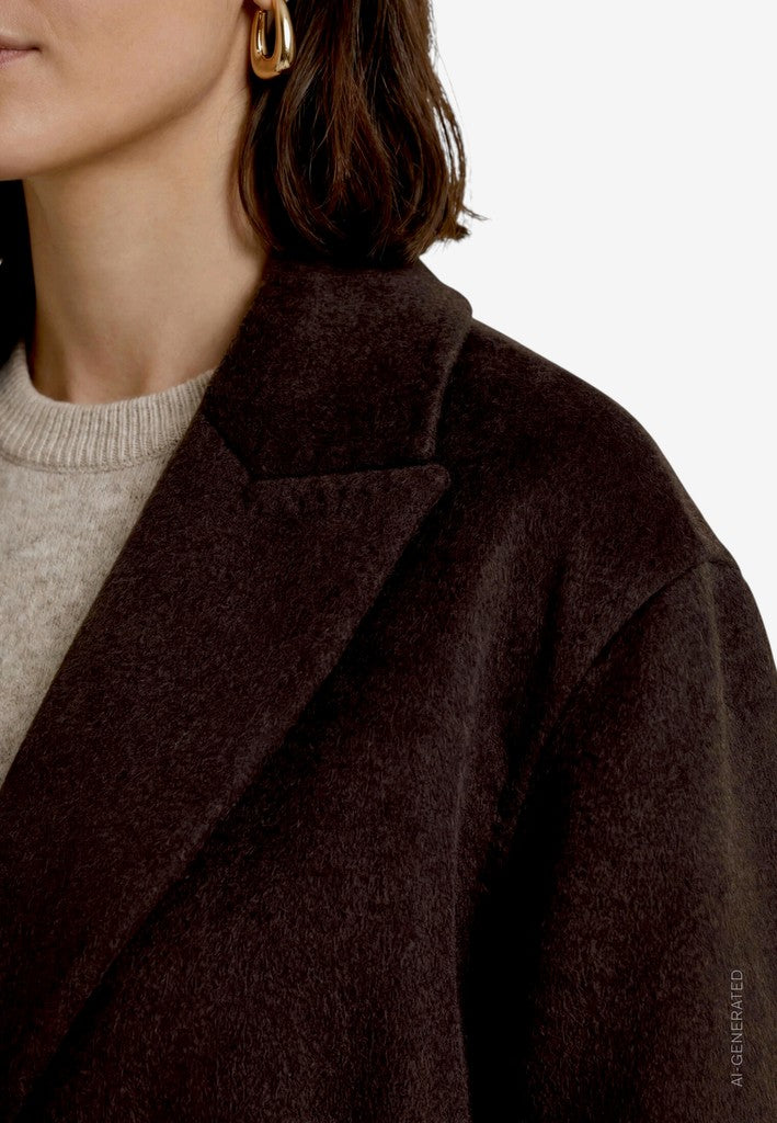 Mantel Feminin | color: Braun