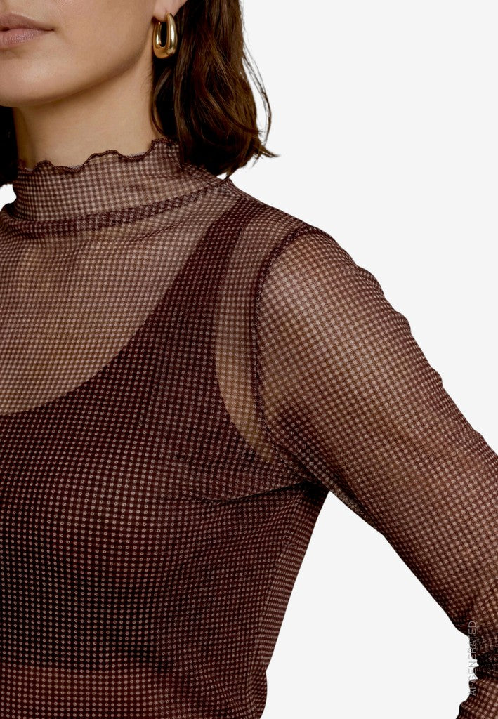 Shirt Kurz 1/1 Arm | color: Braun