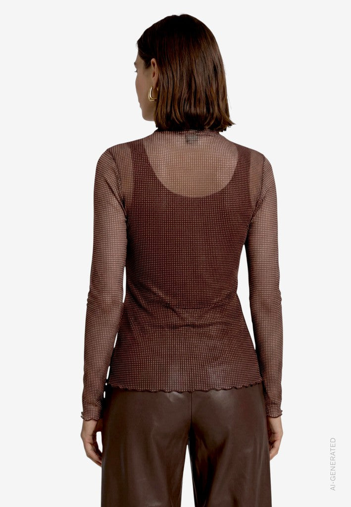 Shirt Kurz 1/1 Arm | color: Braun