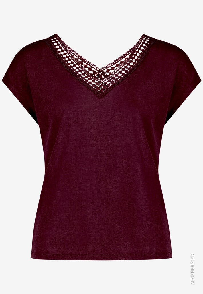 Shirt Kurz ohne Arm | color: Rot
