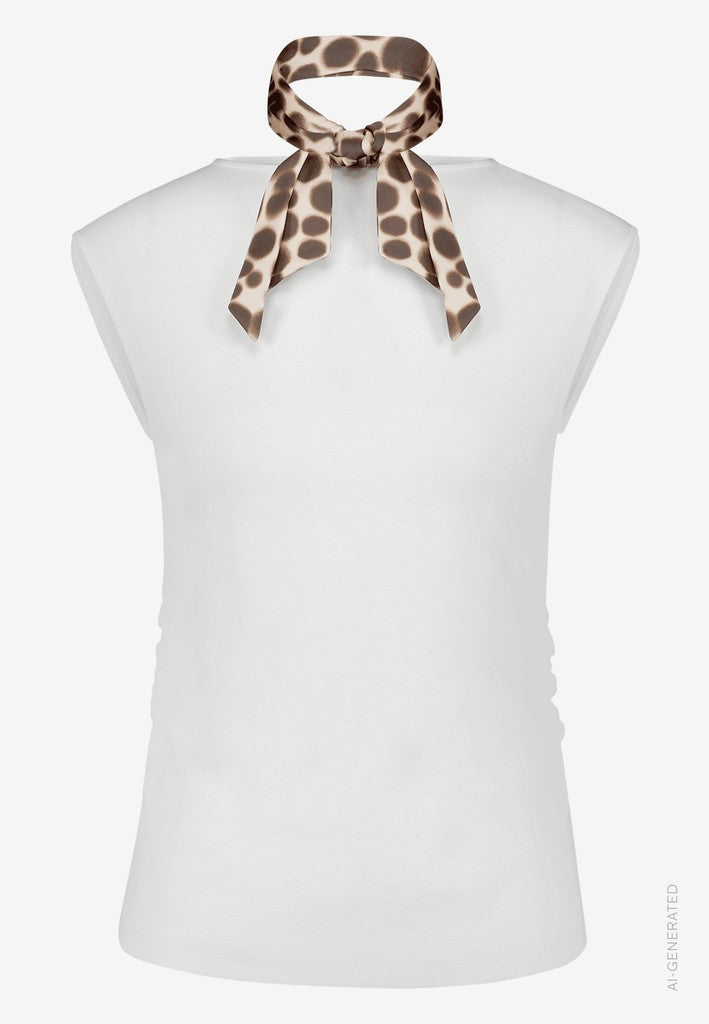 Shirt Kurz ohne Arm | color: Weiß