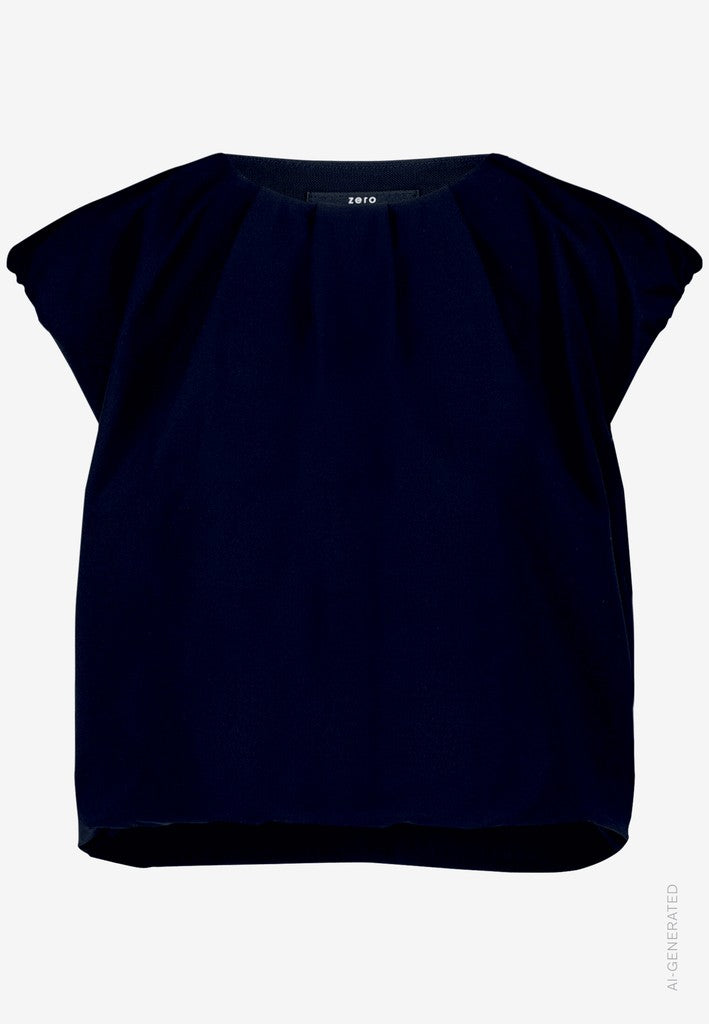 Shirt Kurz ohne Arm | color: Blau