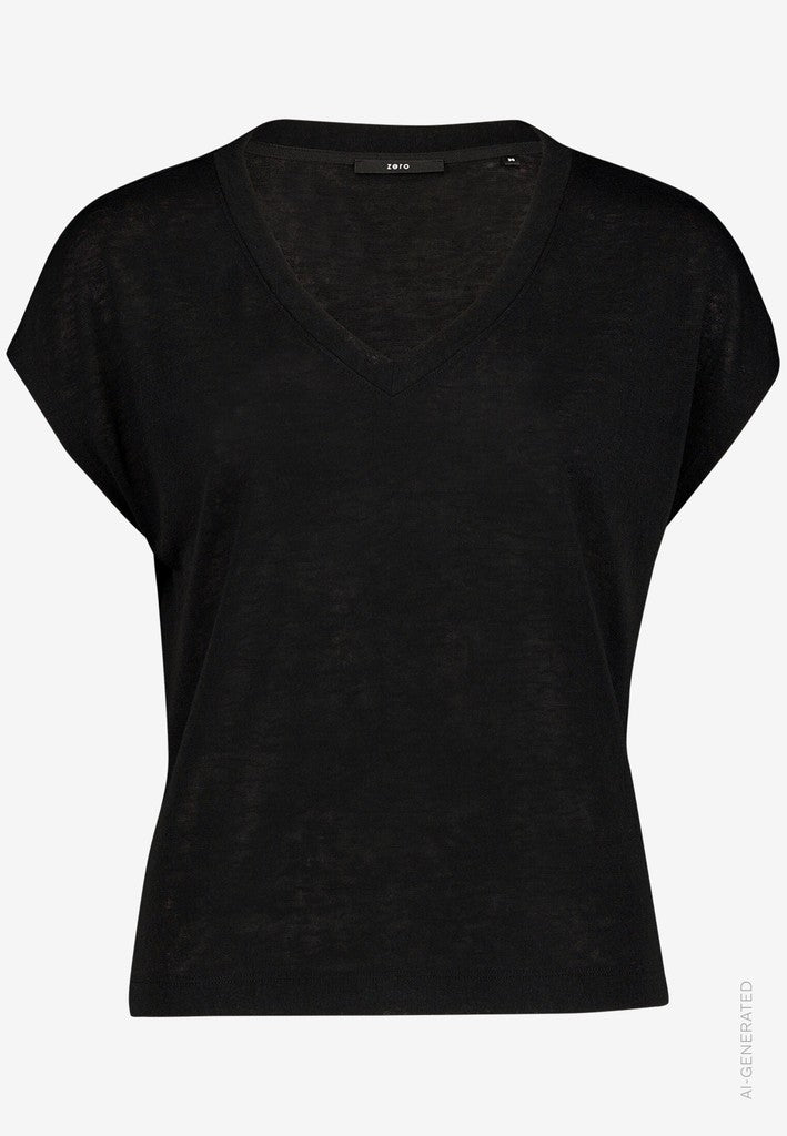 Shirt Kurz ohne Arm | color: Schwarz