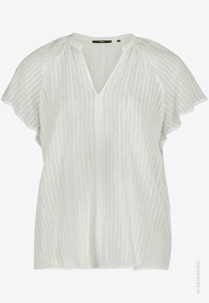 Bluse Lang 1/2 Arm | color: Weiß